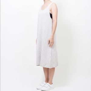 Ali Golden Cotton Melange Dress